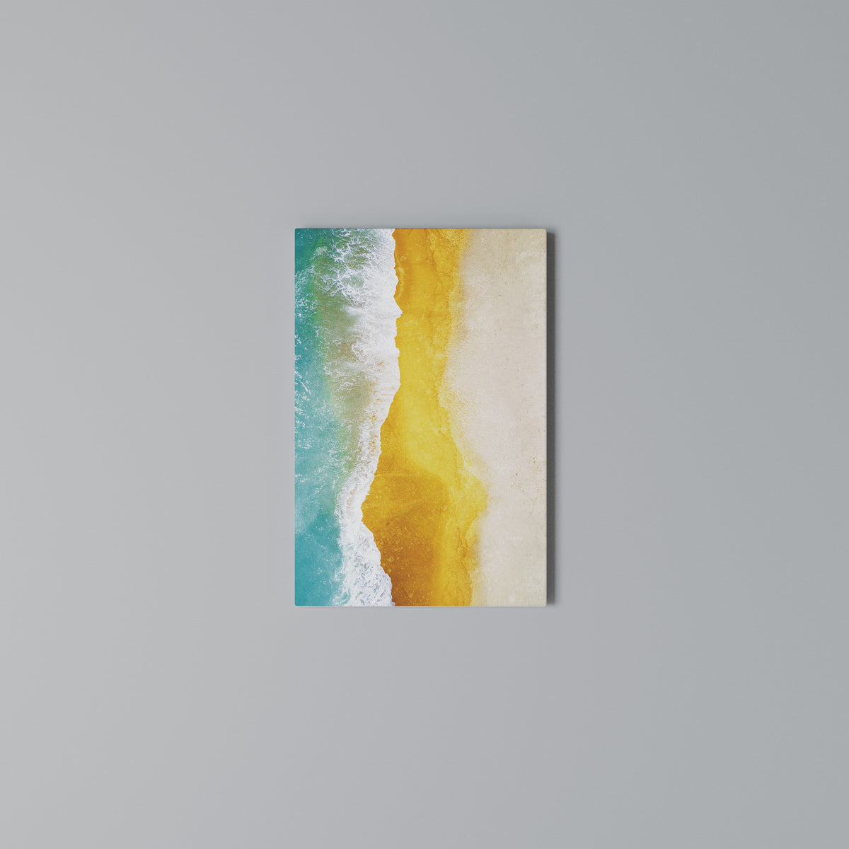 TRILOGY OF TIDES Vertical Canvas Print