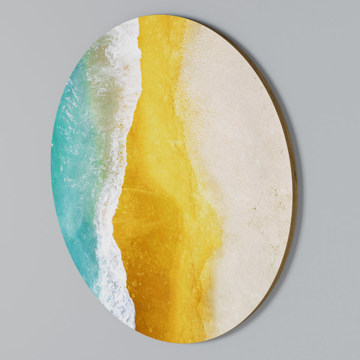 TRILOGY OF TIDES Arte de pared redondo