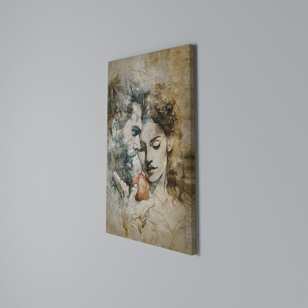 WHISPERS OF TEMPTATION Vertical Canvas Print
