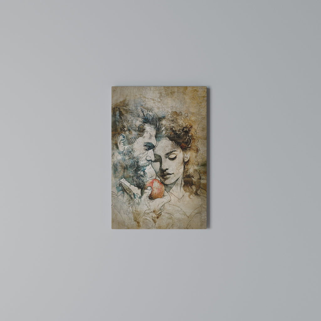 WHISPERS OF TEMPTATION Vertical Canvas Print
