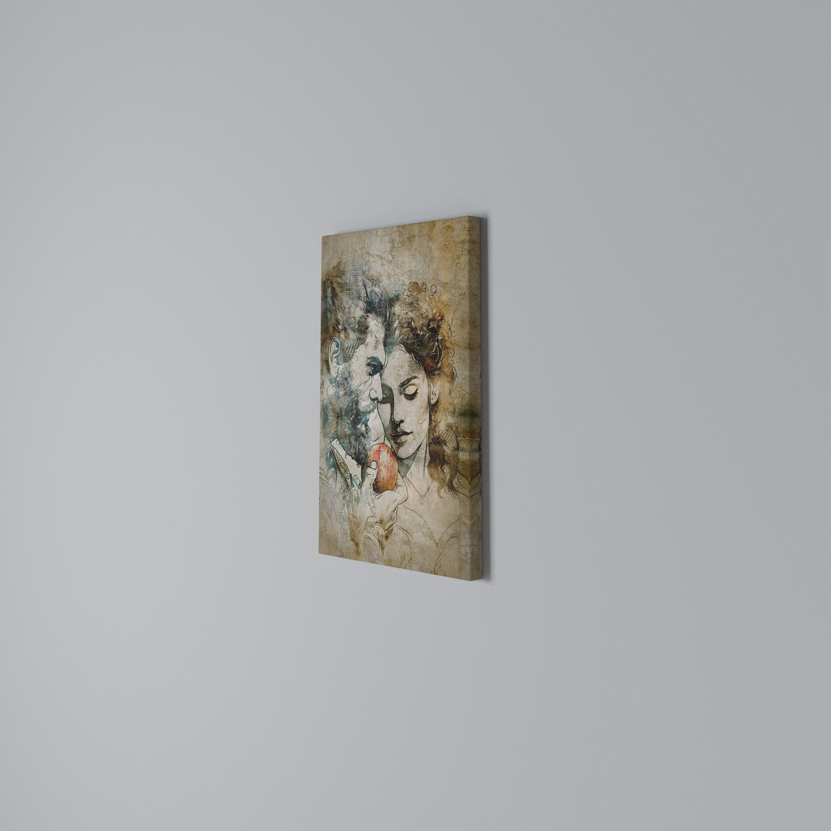 WHISPERS OF TEMPTATION Vertical Canvas Print