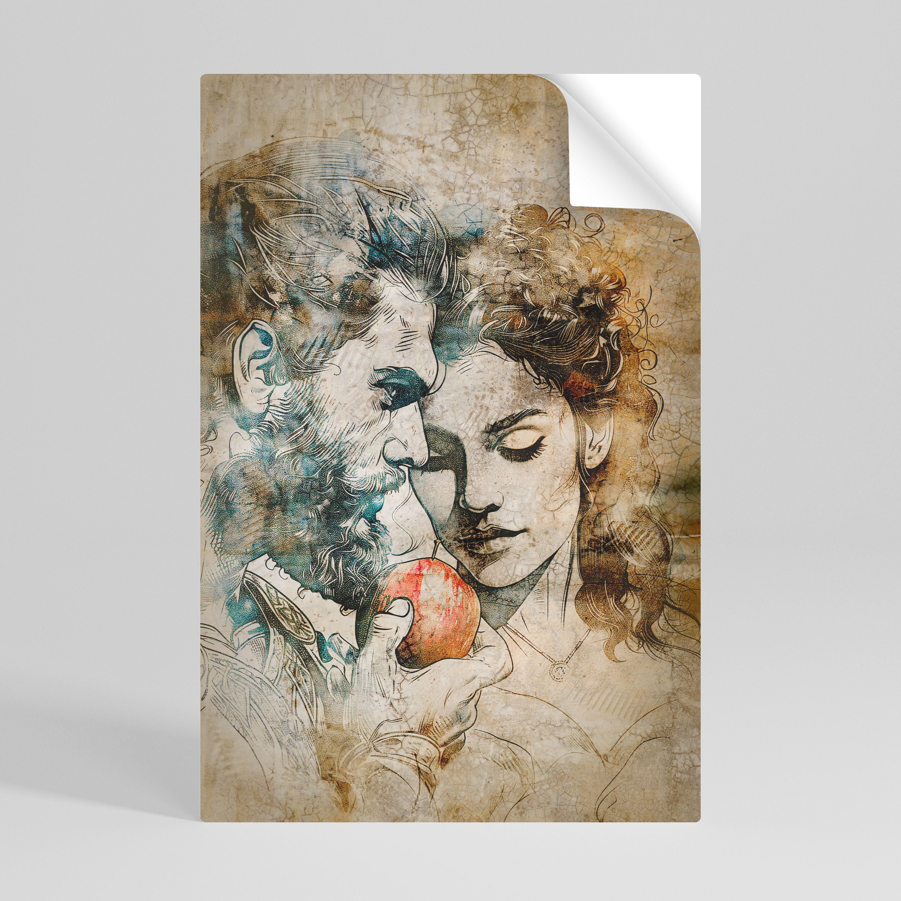 WHISPERS OF TEMPTATION Peel and Stick Vertical Poster