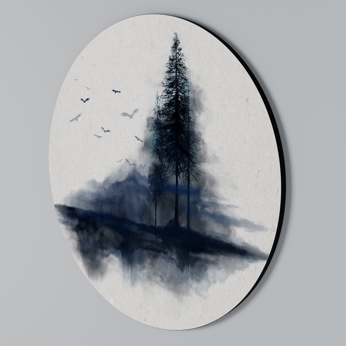 MISTY RECOLLECTION Στρογγυλός πίνακας ζωγραφικής