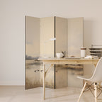 LAKESIDE NOSTALGY Biombo de 4 paneles