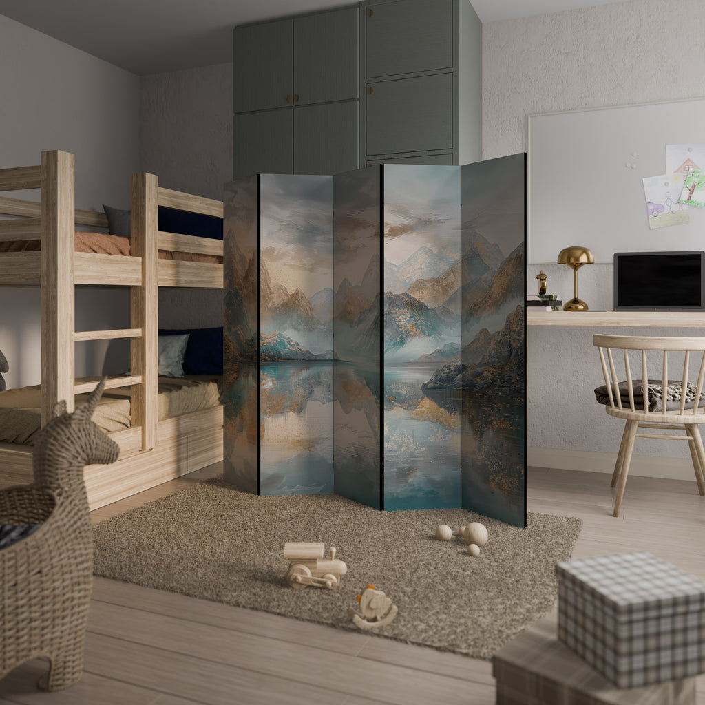 AZURE SUMMITS Παραβάν με 5 πάνελ