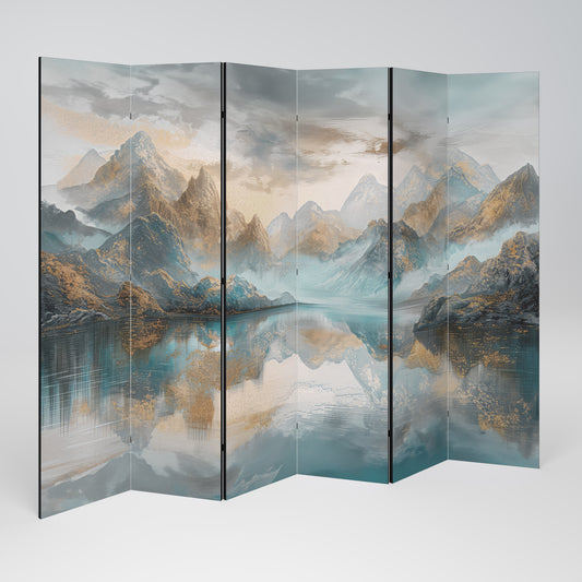 AZURE SUMMITS 6-Panel Room Divider