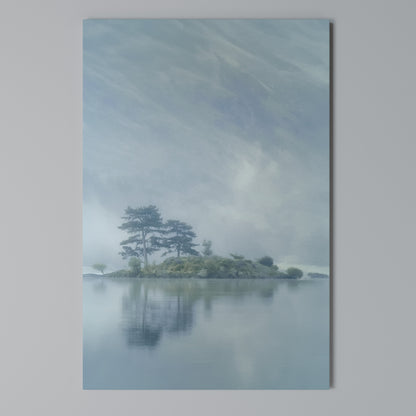 SILVER LAKE Κατακόρυφος Πίνακας σε Καμβά
