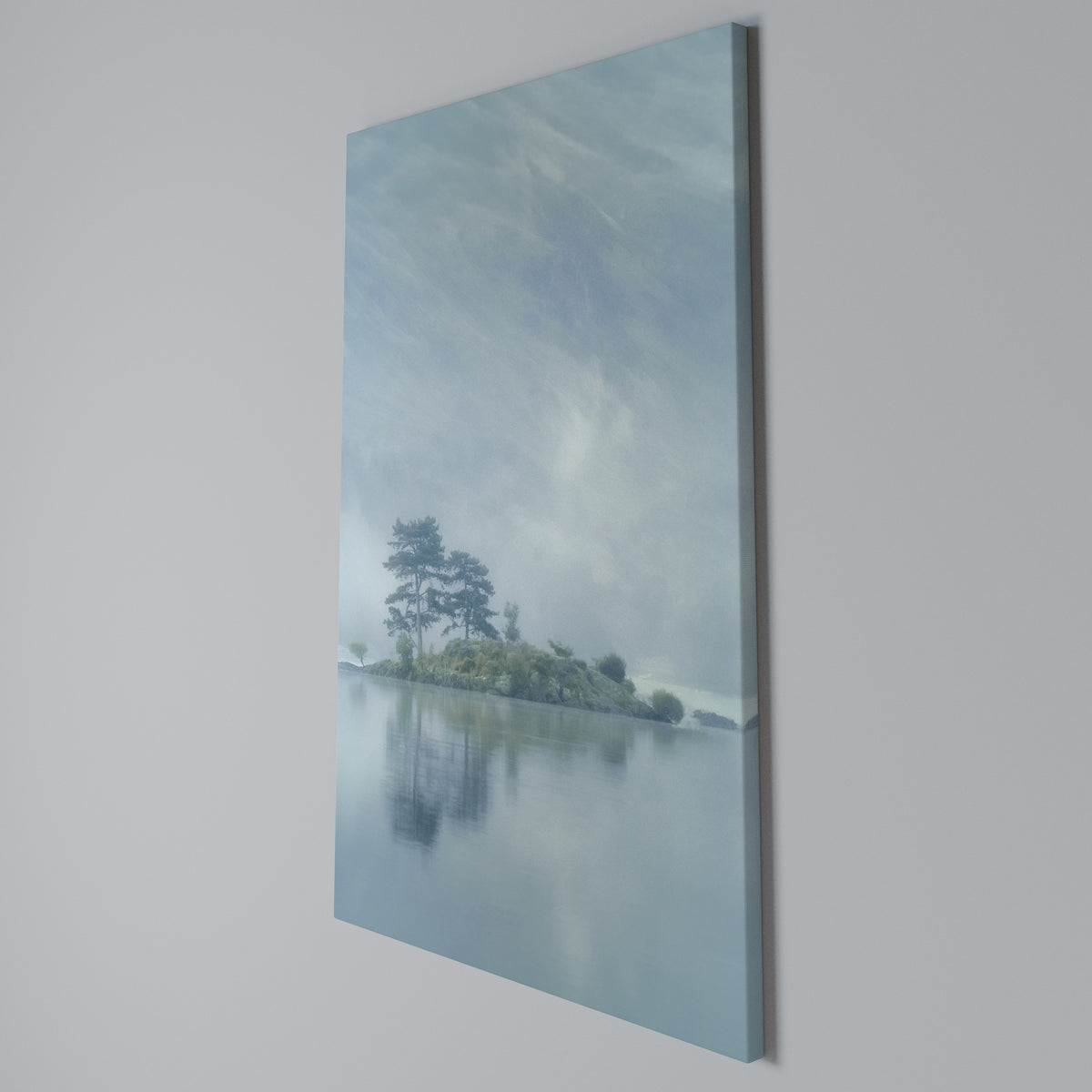SILVER LAKE Κατακόρυφος Πίνακας σε Καμβά