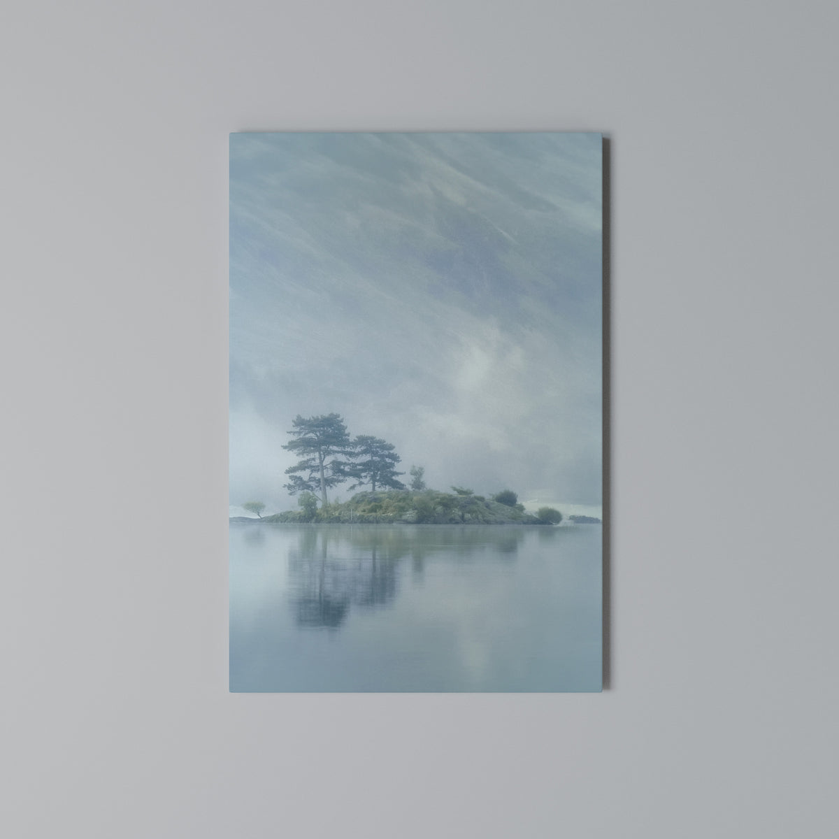 SILVER LAKE Κατακόρυφος Πίνακας σε Καμβά
