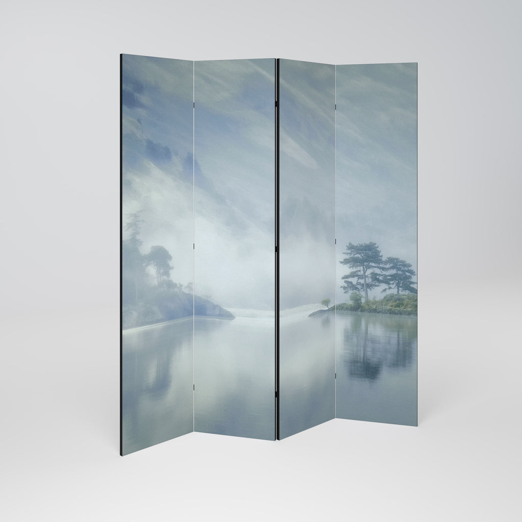 SILVER LAKE Biombo de 4 paneles