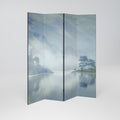 SILVER LAKE Biombo de 4 paneles