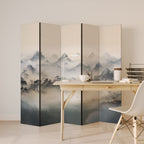 HIDDEN TEMPLE MIST Παραβάν με 5 πάνελ