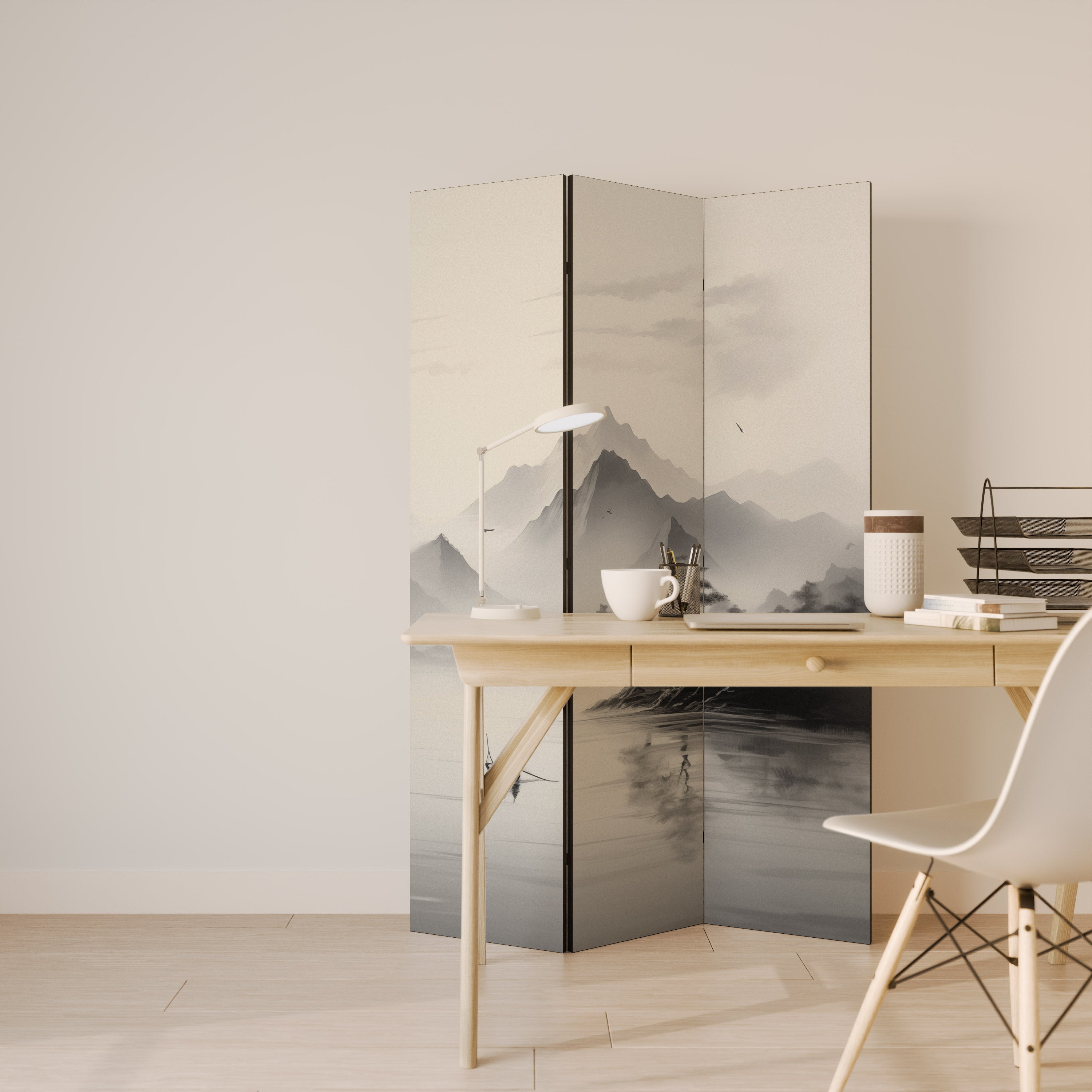 ASIAN VENTURE 3-Panel Room Divider