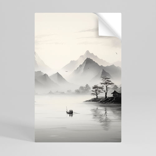 ASIAN VENTURE Självhäftande Vertikal Poster