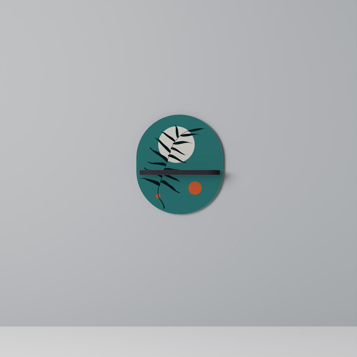 MYSTERIOUS LEAF Art Shelf