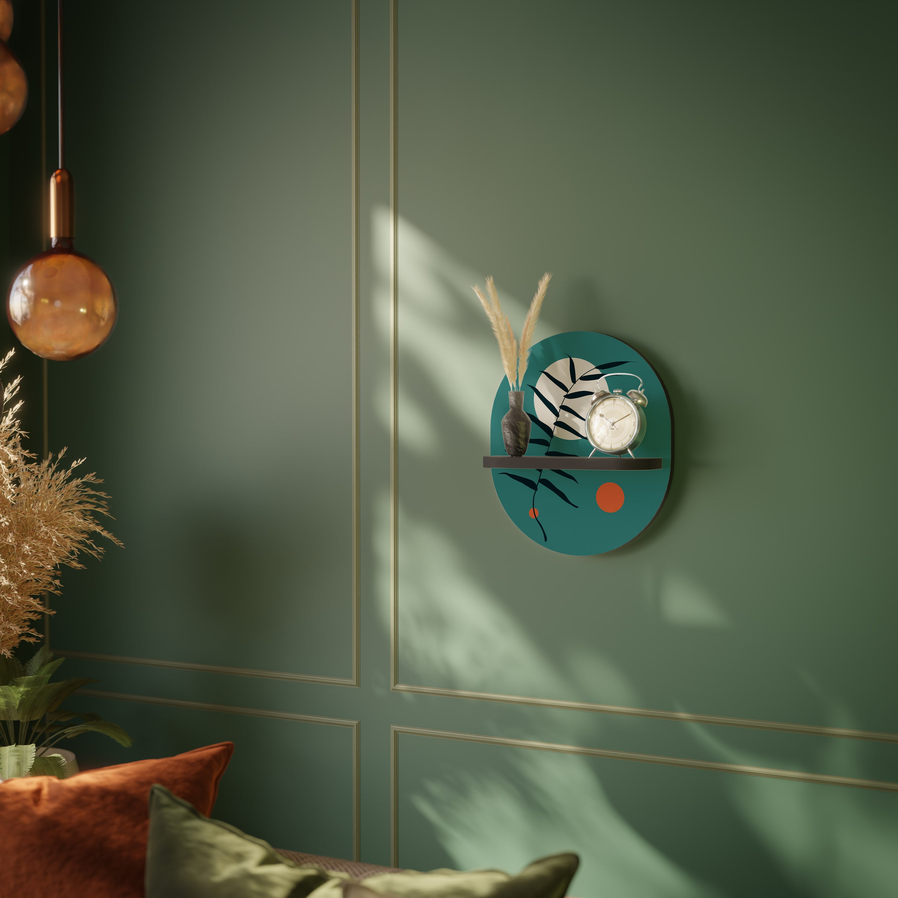 MYSTERIOUS LEAF Decorative Art Shelf