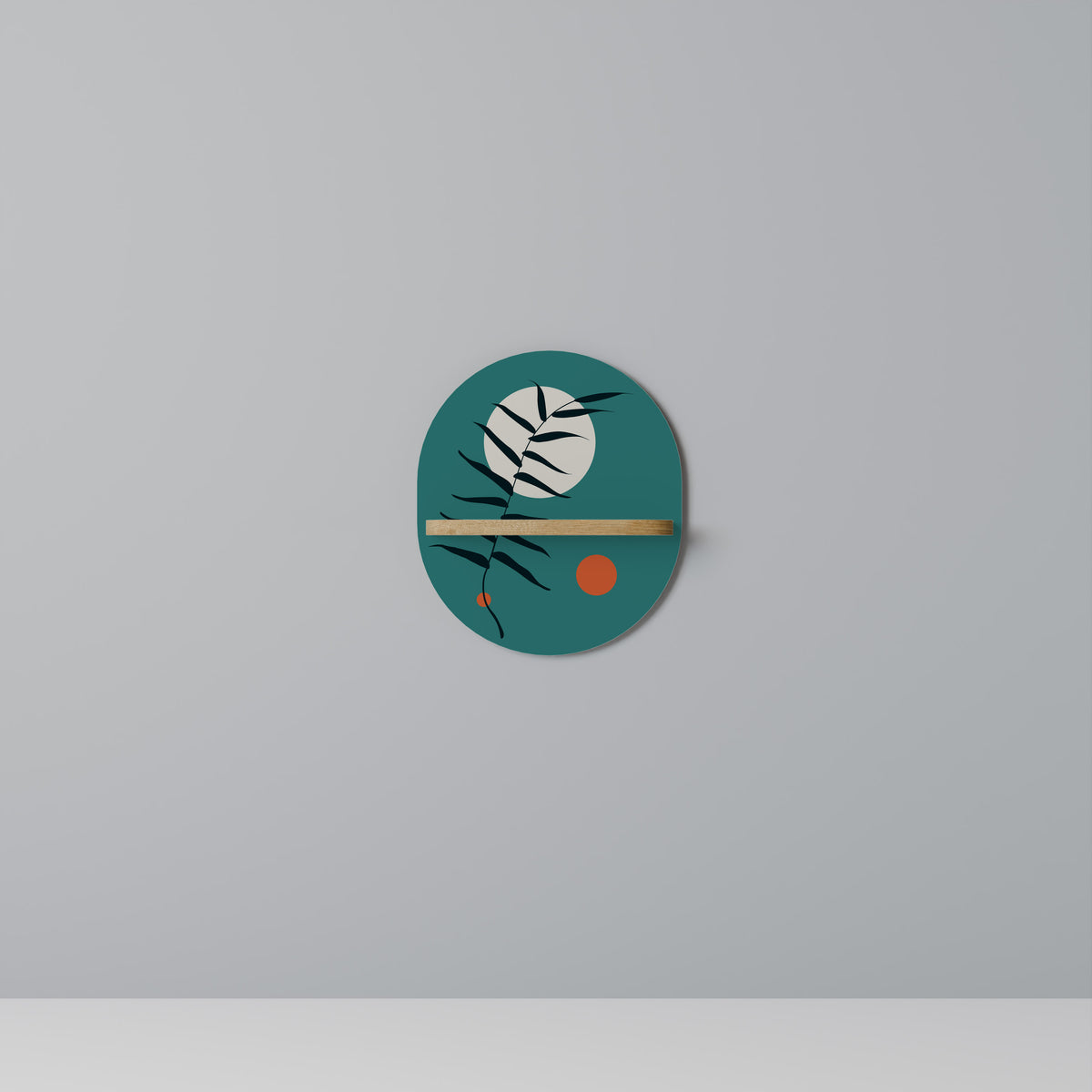 MYSTERIOUS LEAF Art Shelf