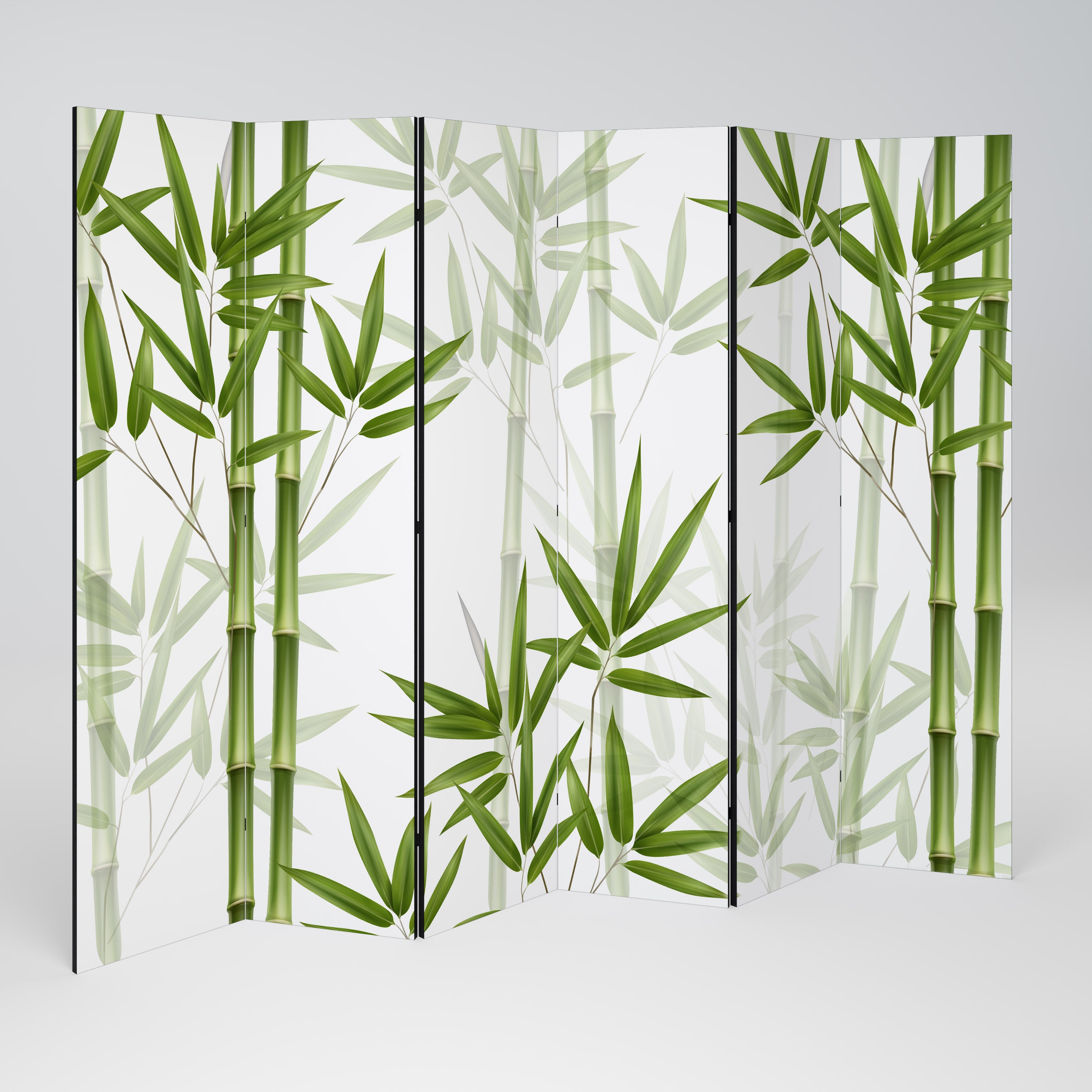 SERENE BAMBOO WHISPERS 6-teiliger Paravent