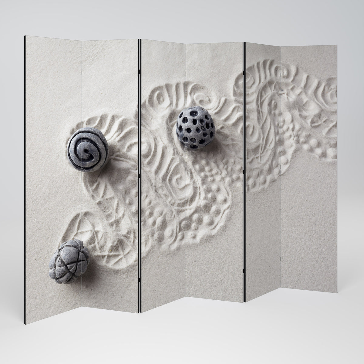 SAND SCULPTED SERENITY Rumsavdelare 6 paneler