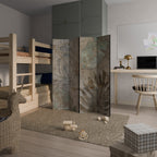 TEXTURED TRANQUILITY 4dílný paraván