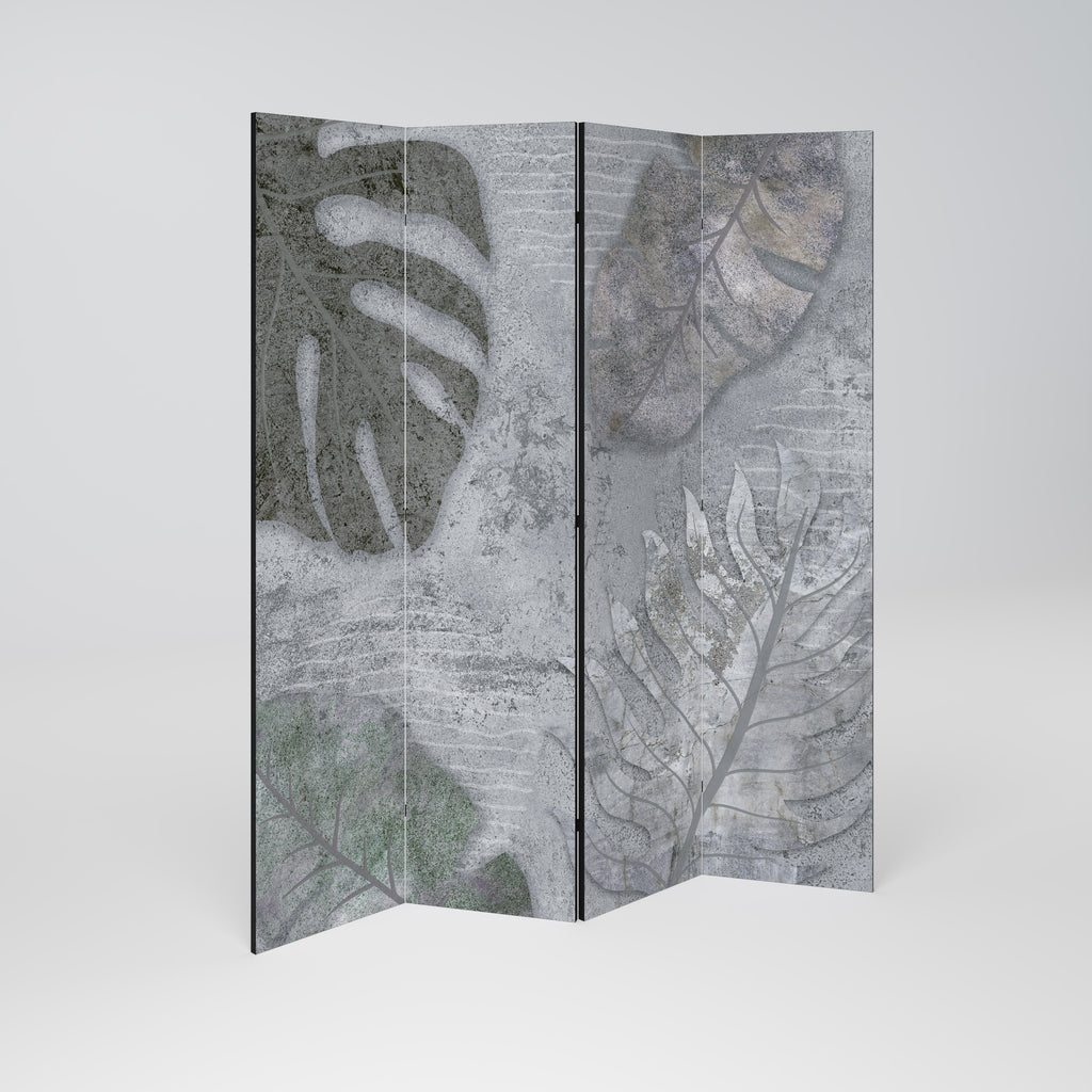 VINTAGE GREENERY 4-Panel Room Divider