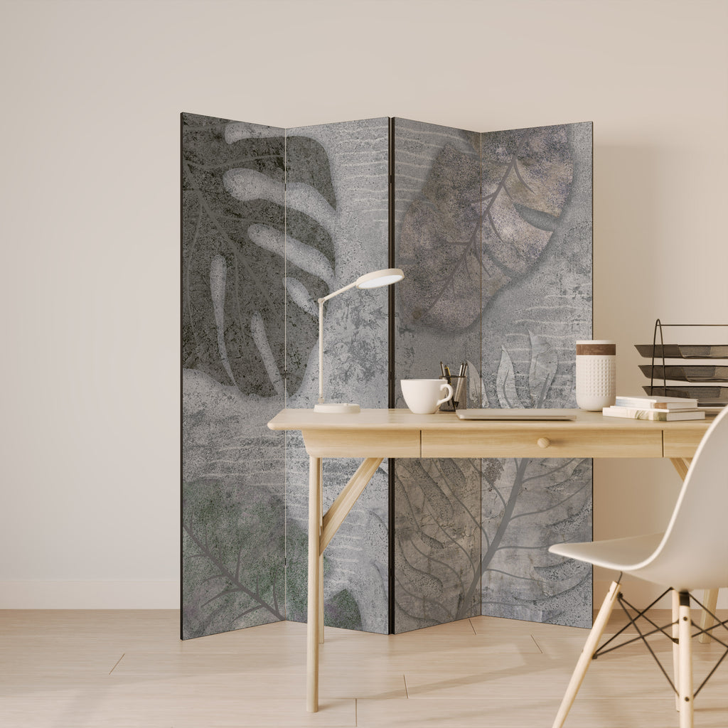 VINTAGE GREENERY 4-Panel Room Divider