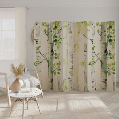 BIRCHY SOLACE 6-Panel Plywood Room Divider