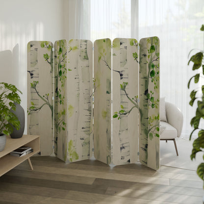 BIRCHY SOLACE 6-Panel Plywood Room Divider