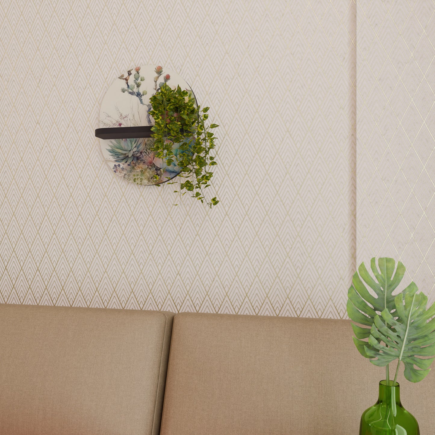 SECRET GARDEN Art Shelf