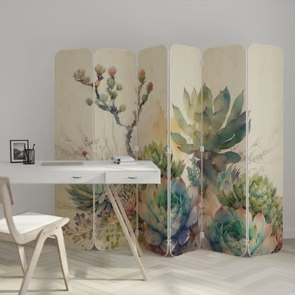 SECRET GARDEN 6-Panel Plywood Room Divider