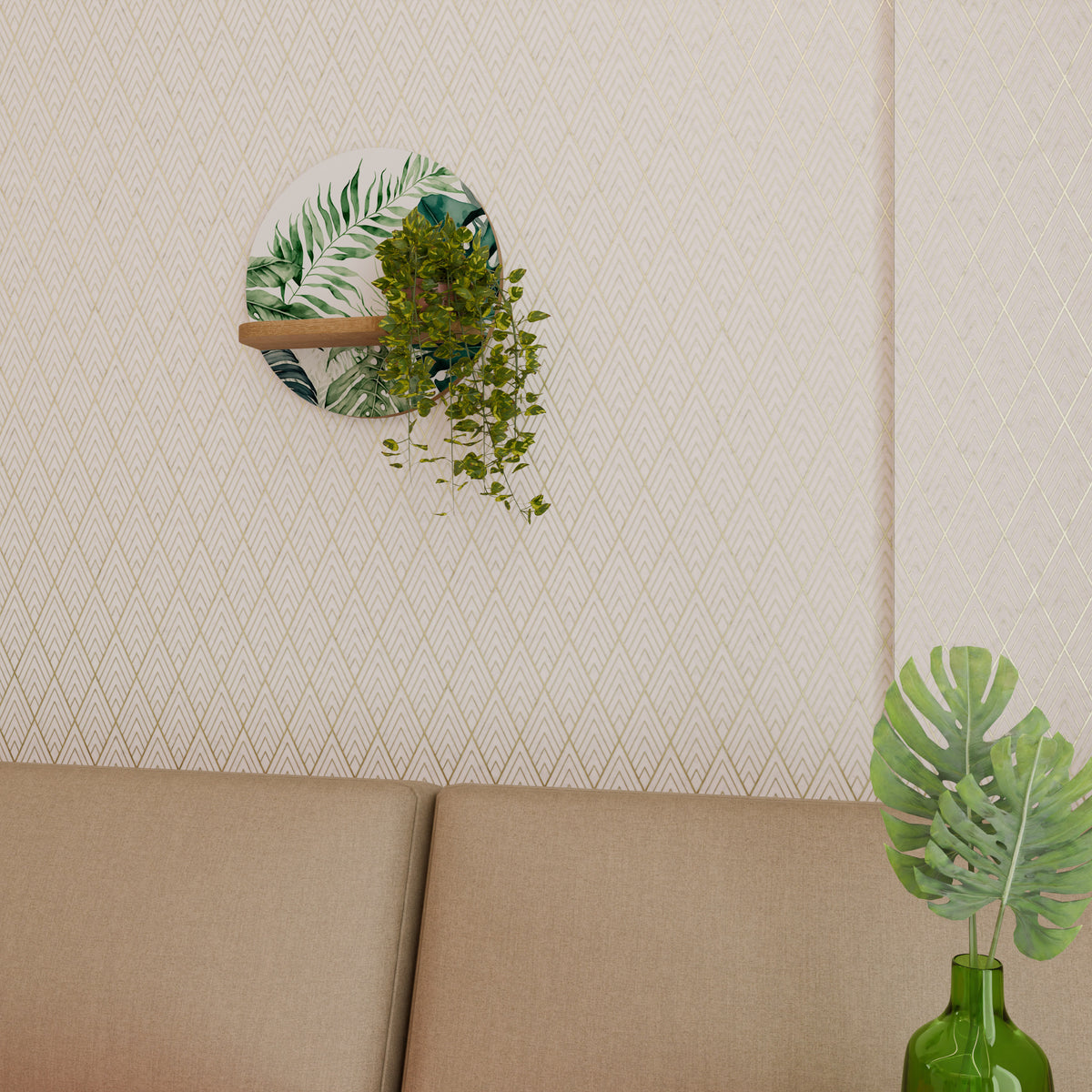 MONSTERA DREAM Art Shelf