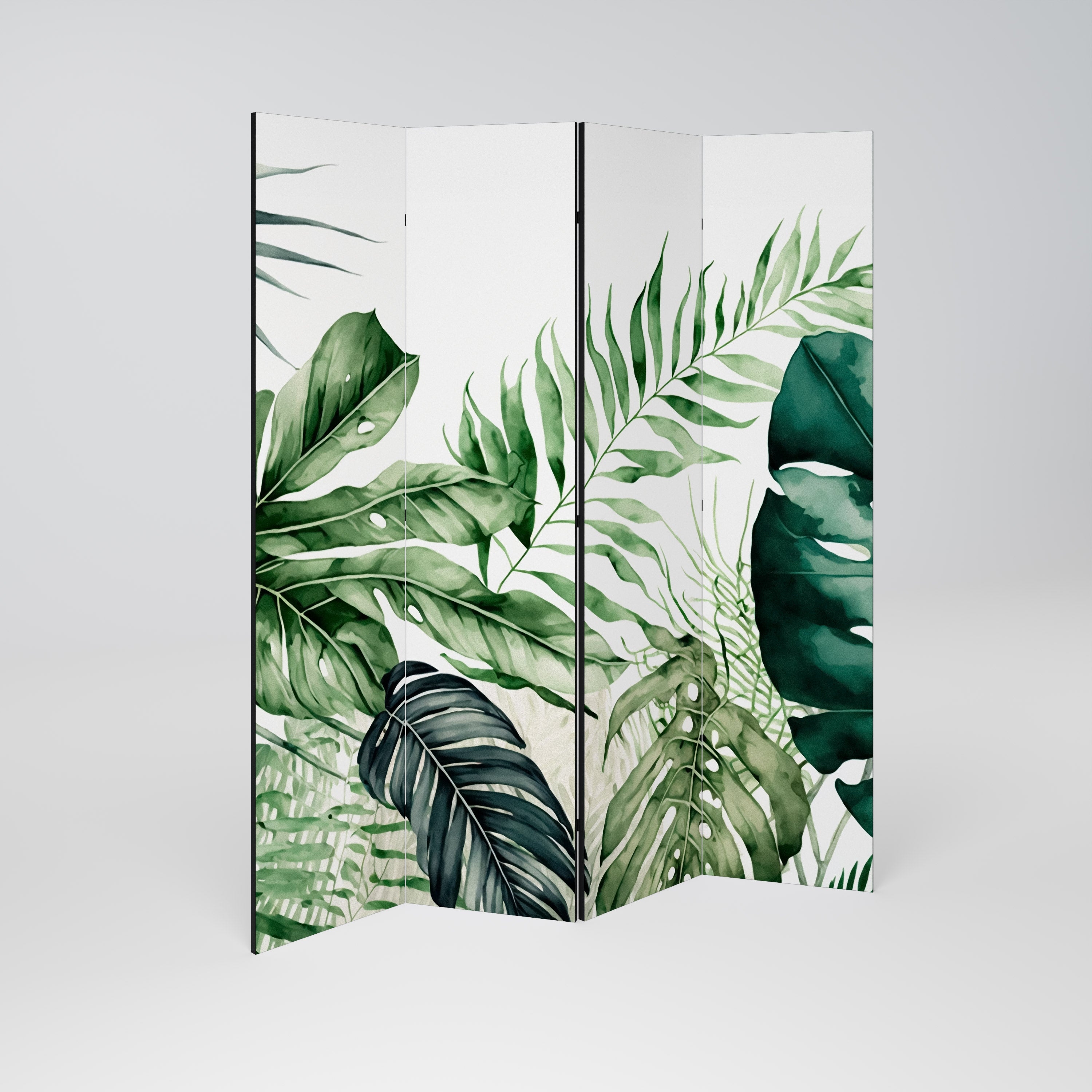 MONSTERA DREAM Παραβάν με 4 πάνελ