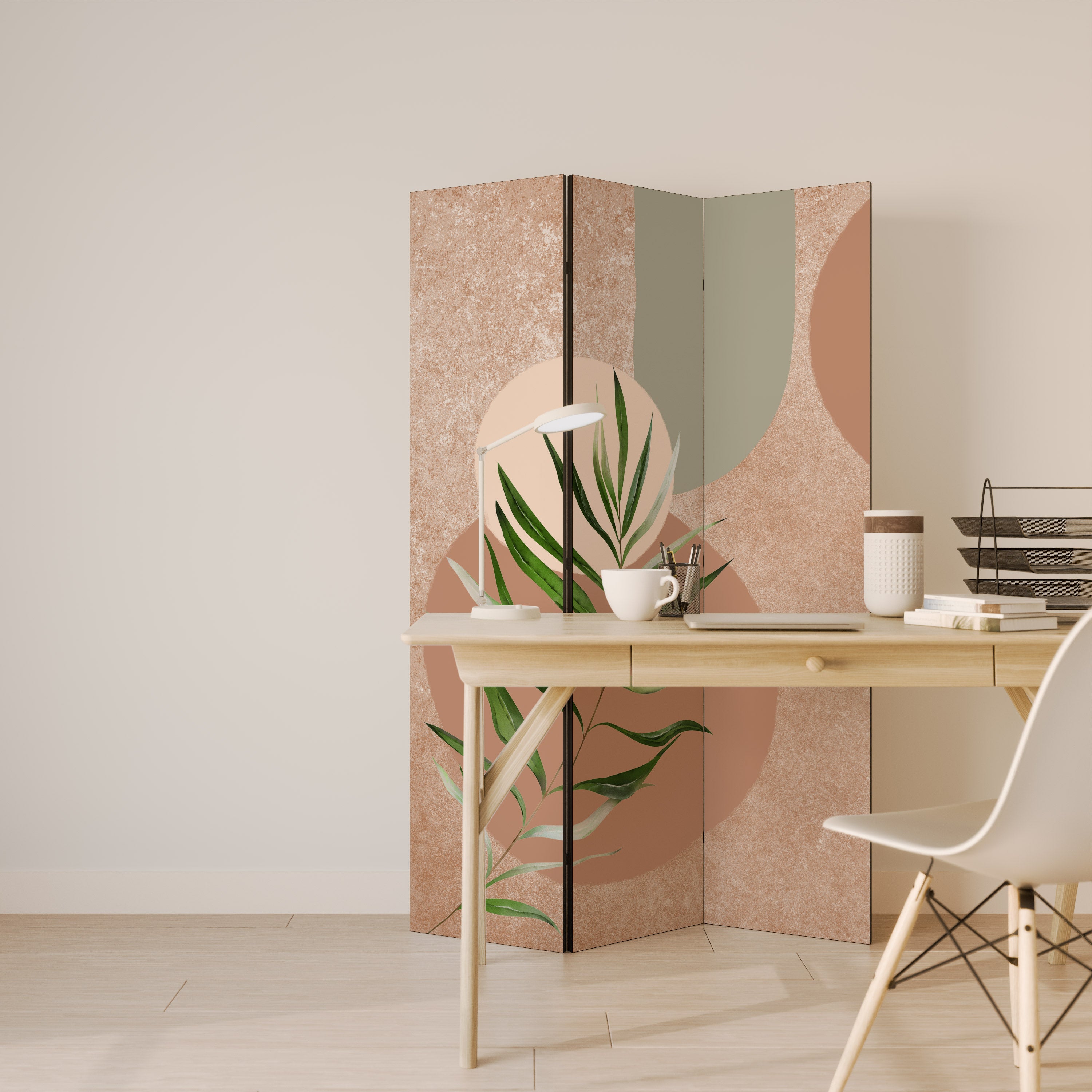 SENSUAL NATURE'S TAPESTRY Dekorativ rumsavdelare – 3 paneler