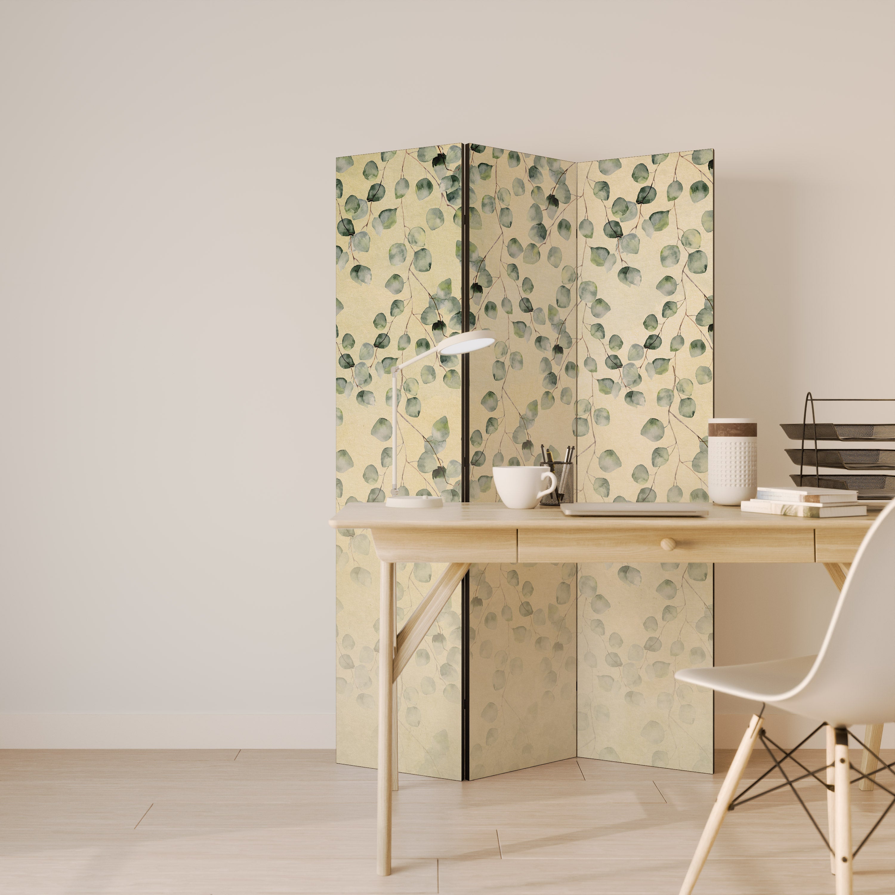 HIDDEN GARDEN TESSERACT Dekorativ rumsavdelare – 3 paneler