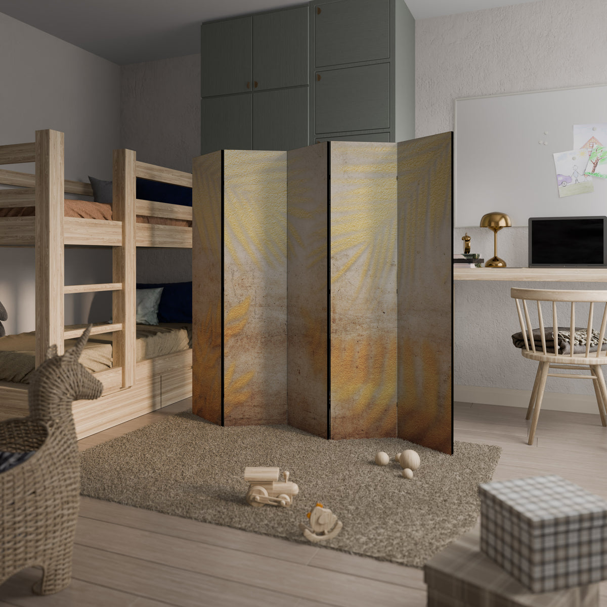 SUNSHADOW DREAMSCAPE Dekorativ rumsavdelare – 5 paneler
