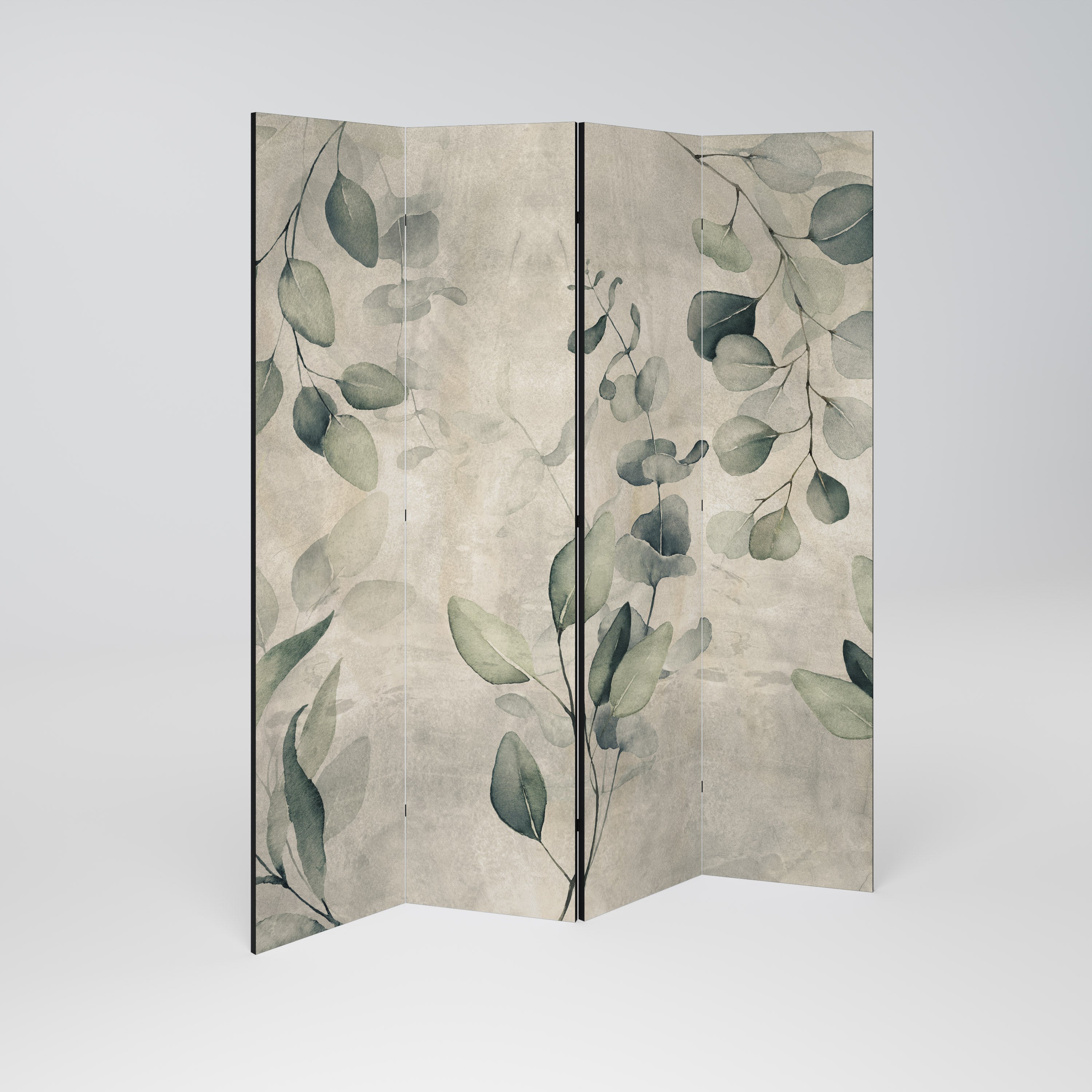 EARTHY TONED ELEGANCE Παραβάν με 4 πάνελ