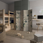 EARTHY TONED ELEGANCE 5-teiliger Paravent