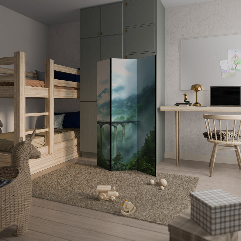 MISTY MOUNTAIN BRIDGES Παραβάν με 3 πάνελ