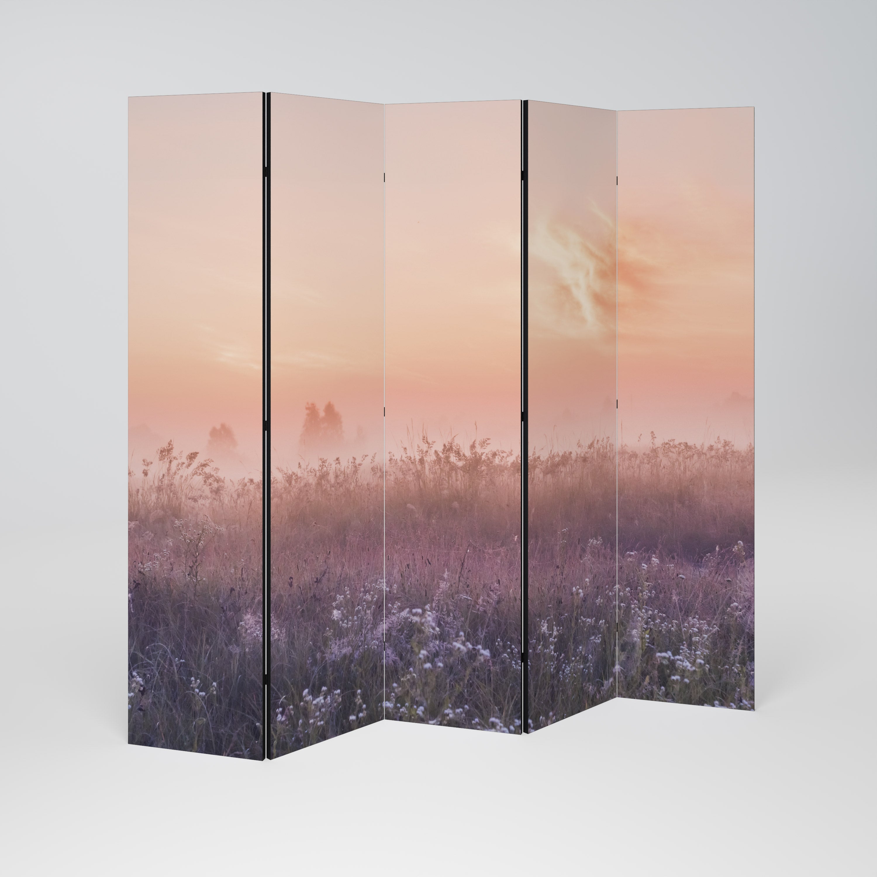 ENCHANTED MORNING VEIL 5-Panel Room Divider
