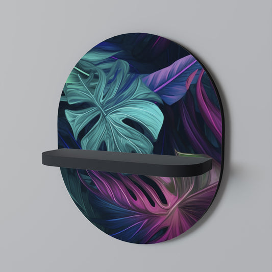 PSYCHODELIC MONSTERA Art Shelf