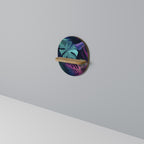 PSYCHODELIC MONSTERA Decorative Art Shelf