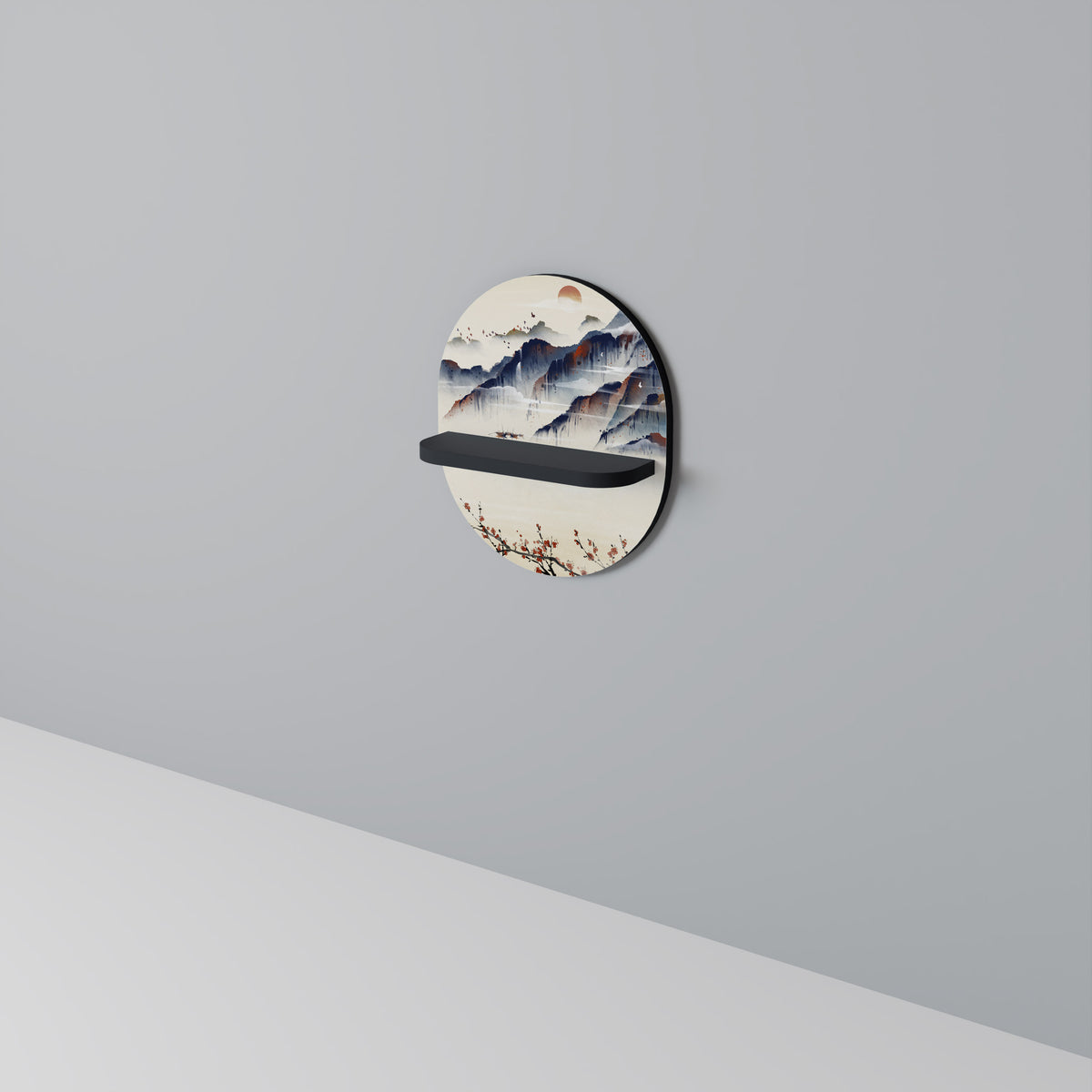 JAPANESE LANDSCAPE Art Shelf