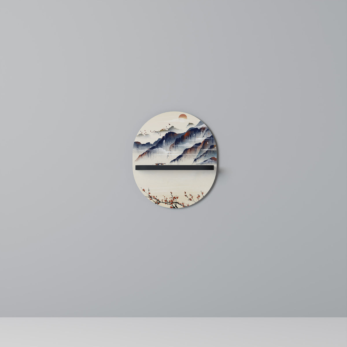 JAPANESE LANDSCAPE Prateleira Artística