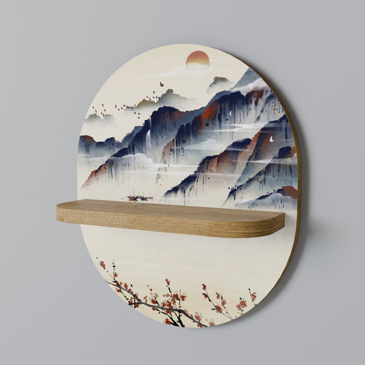 JAPANESE LANDSCAPE Art Shelf