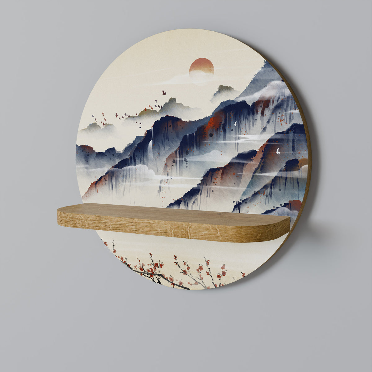 JAPANESE LANDSCAPE Art Shelf