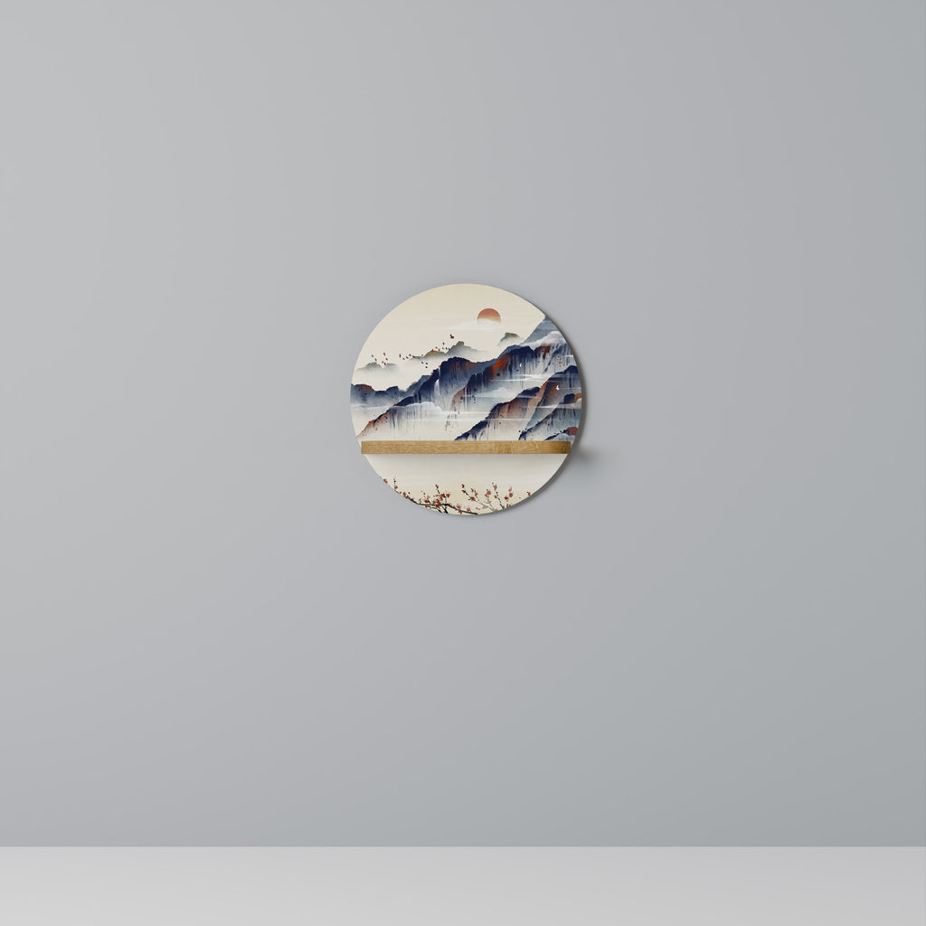 JAPANESE LANDSCAPE Prateleira Artística
