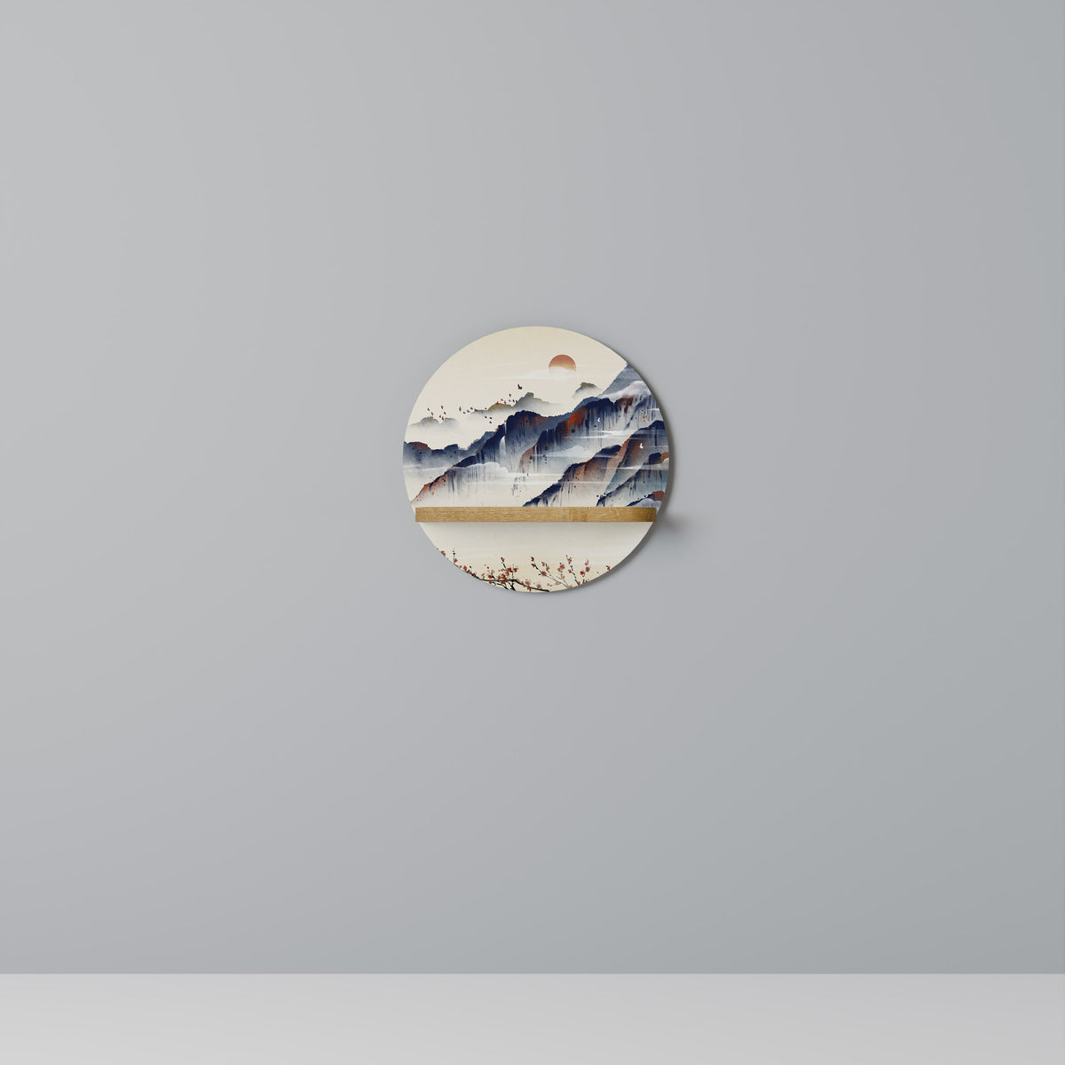 JAPANESE LANDSCAPE Prateleira Artística