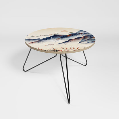 Petite table basse PAYSAGE JAPONAIS