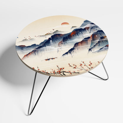 Petite table basse PAYSAGE JAPONAIS