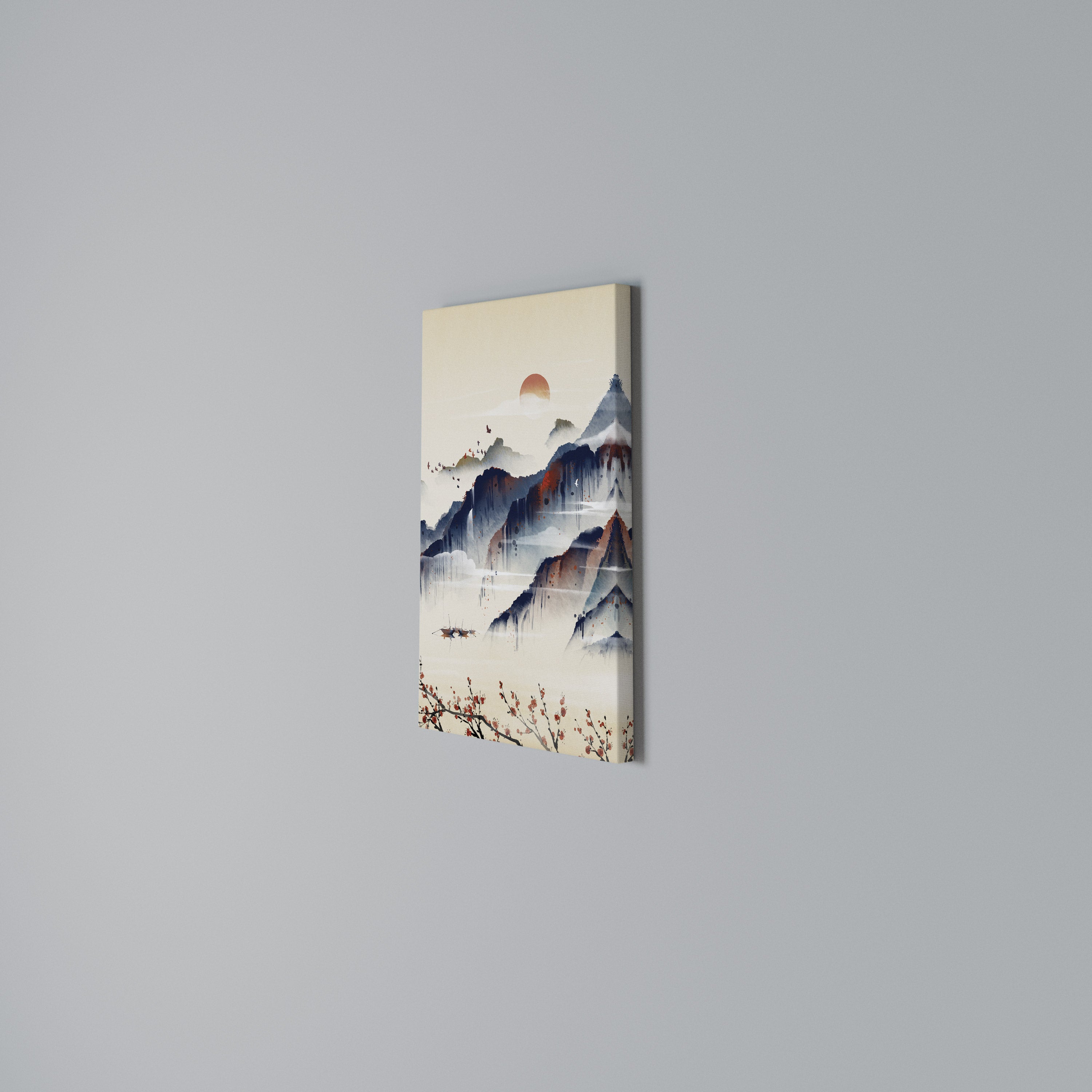 JAPANESE LANDSCAPE Κατακόρυφος Πίνακας σε Καμβά
